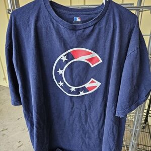 Chicago Cubs 4th Of July MLB Majestic Tee